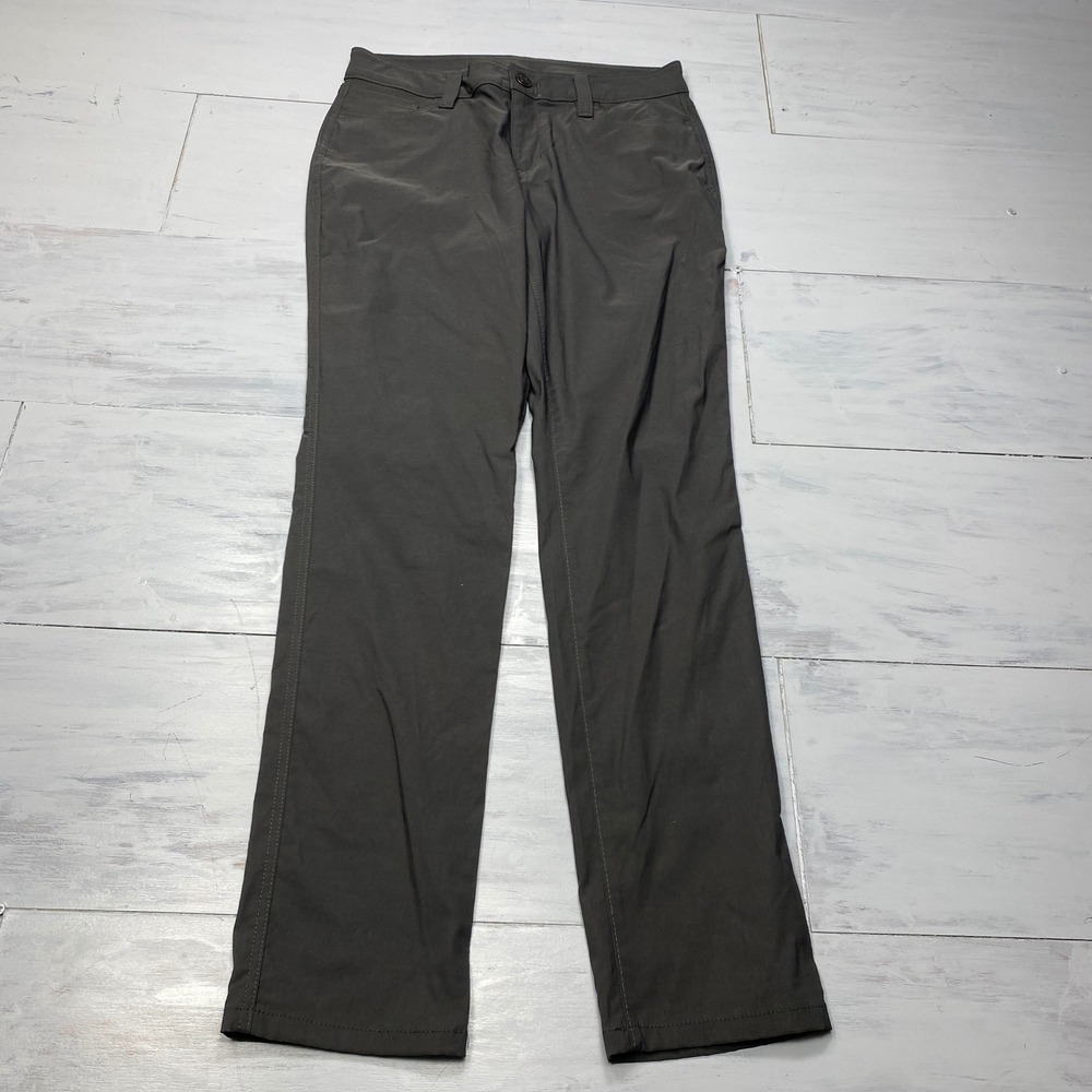 Eddie Bauer Horizon Guide Pants Womens 4 Gray Straight Leg Stretch Hiking Travel